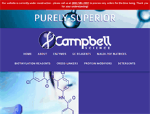 Tablet Screenshot of campbellscience.com